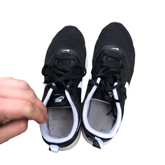 RARE 2016 Nike Air Max Tavas GS 'Black White' Size 8.5 - Picture 9 of 16